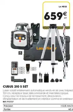 Tout faire matériaux Laserliner cubus 210 s set offre