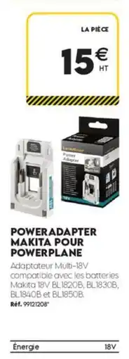 Tout faire matériaux Laserliner Power Adapter makita pour powerplane offre