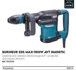 Tout faire matériaux Makita BURINEUR SDS MAX-1100W AVT HM0871C offre