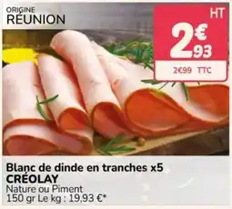 Promocash CRÉOLAY Blanc de dinde en tranches offre