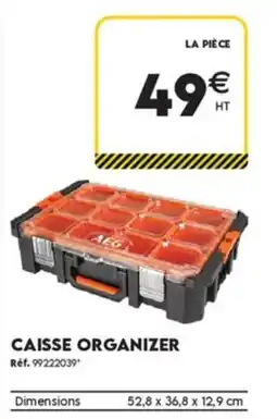 Tout faire matériaux AEG CAISSE ORGANIZER offre