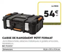 Tout faire matériaux AEG CAISSE DE RANGEMENT PETIT FORMAT offre