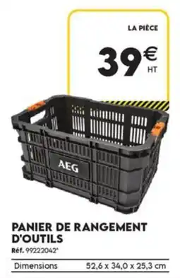 Tout faire matériaux AEG PANIER DE RANGEMENT D'OUTILS offre