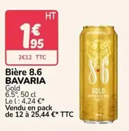 Promocash BAVARIA Bière 8.6 Gold offre