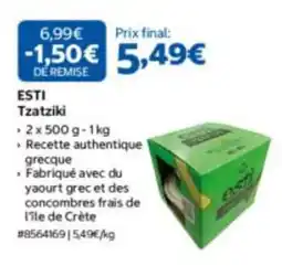 Costco ESTI Tzatziki offre