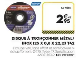 Tout faire matériaux NORTON clipper DISQUE À TRONÇONNER MÉTAL/INOX offre