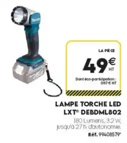 Tout faire matériaux Makita LAMPE TORCHE LED offre