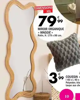 La Foir'Fouille MAGGIE MIROIR ORGANIQUE offre