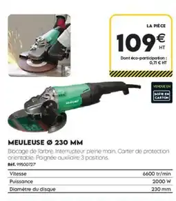 Tout faire matériaux Meuleuse 230 mm offre
