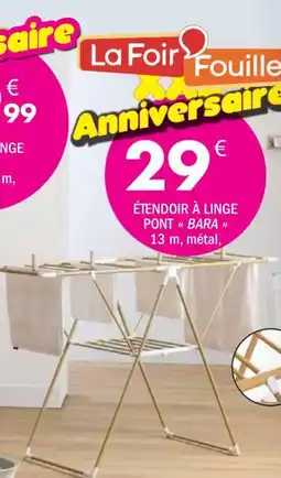 La Foir'Fouille Étendoir à linge offre