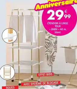 La Foir'Fouille Étendoir à linge tour offre