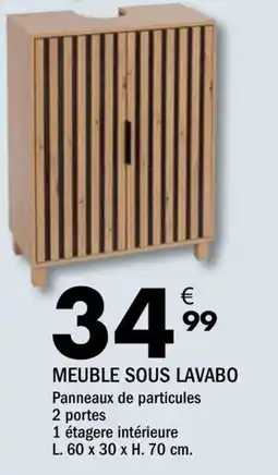 La Foir'Fouille MEUBLE SOUS LAVABO offre