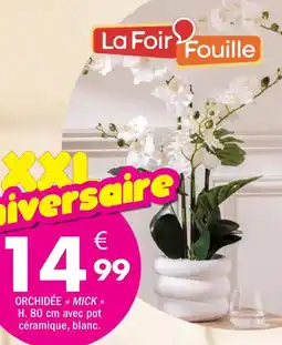 La Foir'Fouille Orchidee mick offre