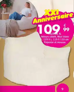 La Foir'Fouille XXI Fauteuil XL offre