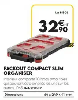Tout faire matériaux PACKOUT COMPACT SLIM ORGANISER offre