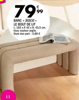 La Foir'Fouille SISCO BANC offre