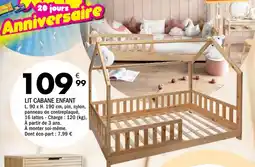 La Foir'Fouille LIT CABANE ENFANT offre