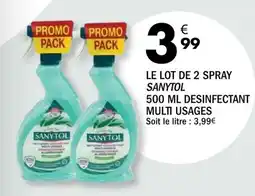 La Foir'Fouille Sanytol desinfectant multi usages offre