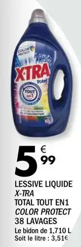 La Foir'Fouille Xtra total lessive tout en 1 color protect offre