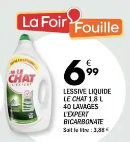 La Foir'Fouille Le chat lessive liquide offre