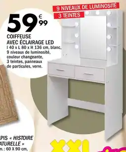 La Foir'Fouille Coiffeuse avec éclairage led offre