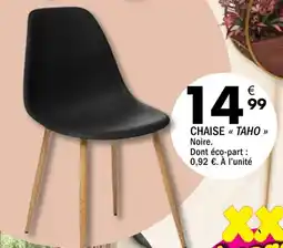 La Foir'Fouille Taho chaise offre
