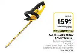 Tout faire matériaux DEWALT TAILLE-HAIES XR 18V offre
