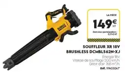 Tout faire matériaux DEWALT SOUFFLEUR XR 18V offre