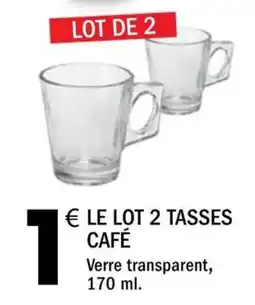 La Foir'Fouille Tasses Café offre
