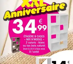La Foir'Fouille MIX N'MODUL ÉTAGÈRE 8 CASES offre