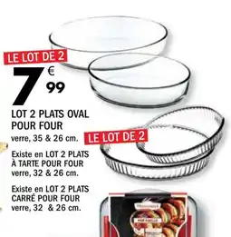 La Foir'Fouille Menastyl lot 2 Plats pour four offre