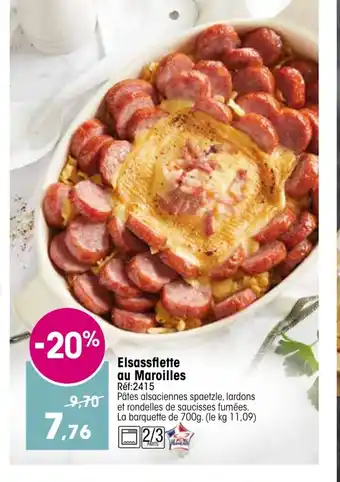 Croque Gel Elsassflette au Maroilles offre