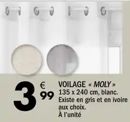 La Foir'Fouille MOLY Voilage offre