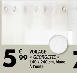 La Foir'Fouille GEORGETTE VOILAGE offre