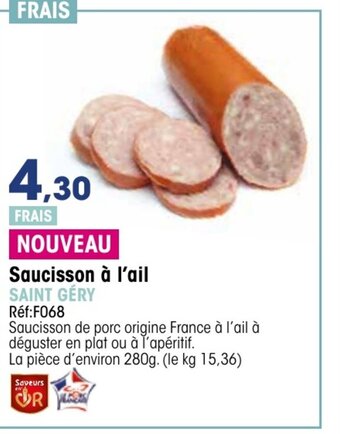 Saucisson à l'Ail