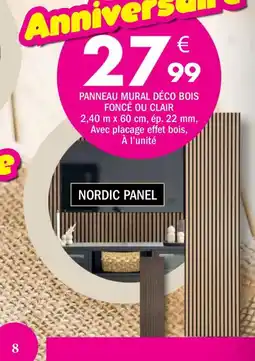 La Foir'Fouille NORDIC PANEL offre