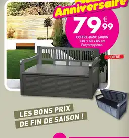 La Foir'Fouille COFFRE-BANC JARDIN offre