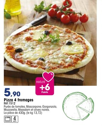 Croque Gel Pizza 4 Fromages offre