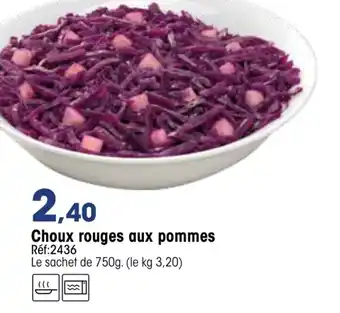 Croque Gel Choux Rouges Aux Pommes offre