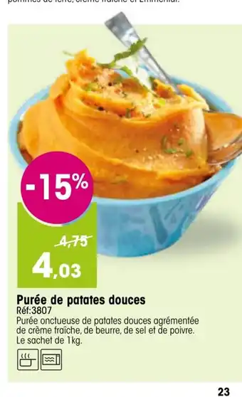 Croque Gel Purée de Patates Douces offre