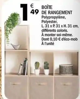 La Foir'Fouille Boîte de rangement offre