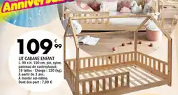La Foir'Fouille Lit cabane enfant offre