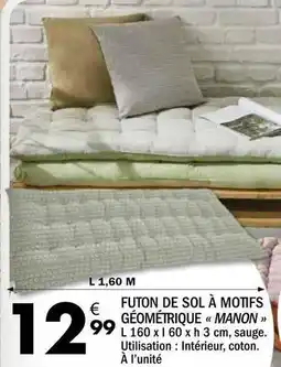 La Foir'Fouille Manon - futon de sol à motifs geomértique offre