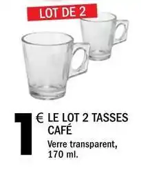 La Foir'Fouille Verre transparent offre