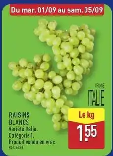 ALDI Raisins blancs offre