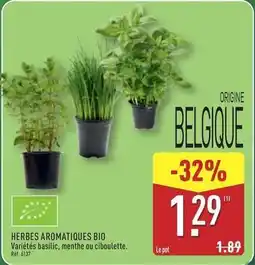 ALDI Herbes aromatiques bio offre