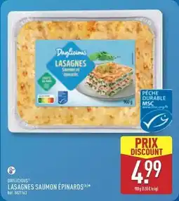 ALDI Daylicious - lasagnes saumon epinardsio offre