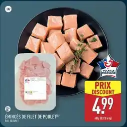 ALDI Émincés de filet de poulet offre