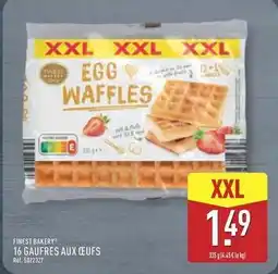 ALDI 16 gaufres aux oeufs offre