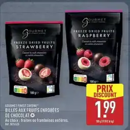 ALDI Gourmet gold - billes aux fruits enrobées de chocolat offre